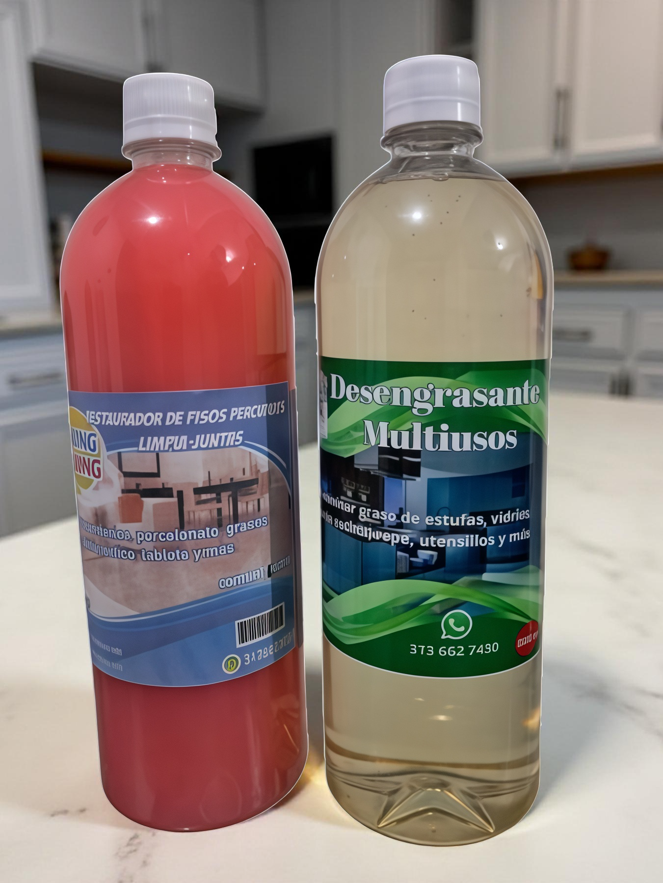 Restaurador de pisos + Desengrasante